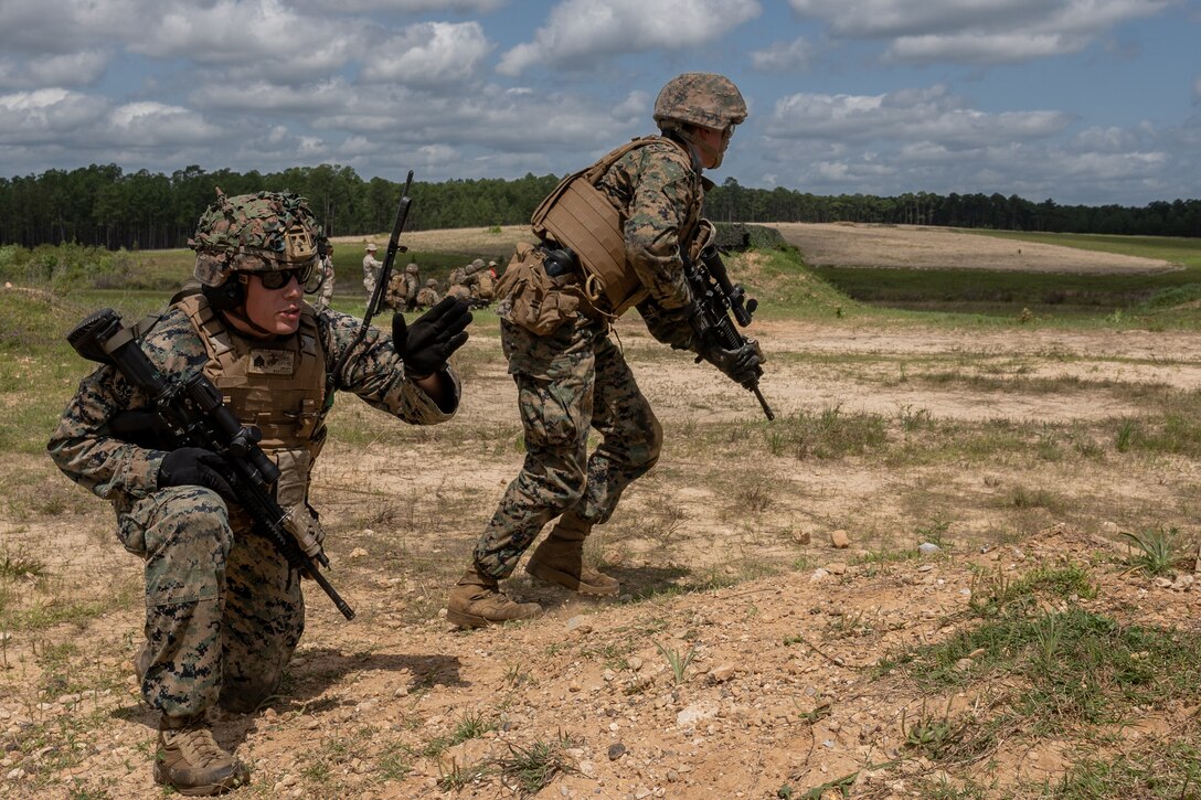 U.S. Marines conduct a Mission Rehearsal Exercise for ITX 4-23