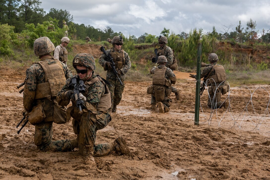 U.S. Marines conduct a Mission Rehearsal Exercise for ITX 4-23