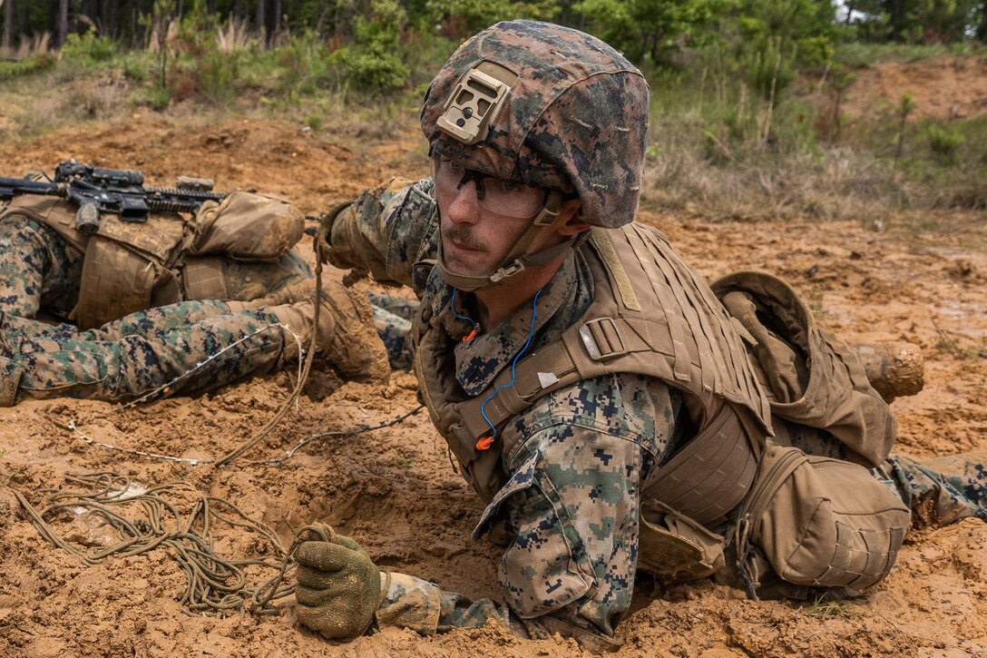U.S. Marines conduct a Mission Rehearsal Exercise for ITX 4-23