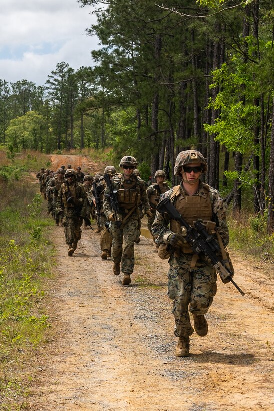 U.S. Marines conduct a Mission Rehearsal Exercise for ITX 4-23