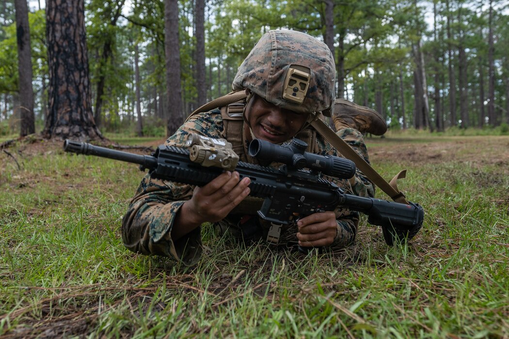 U.S. Marines conduct a Mission Rehearsal Exercise for ITX 4-23