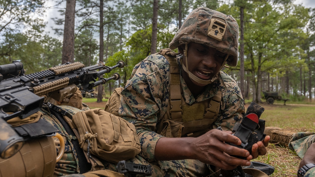 U.S. Marines conduct a Mission Rehearsal Exercise for ITX 4-23
