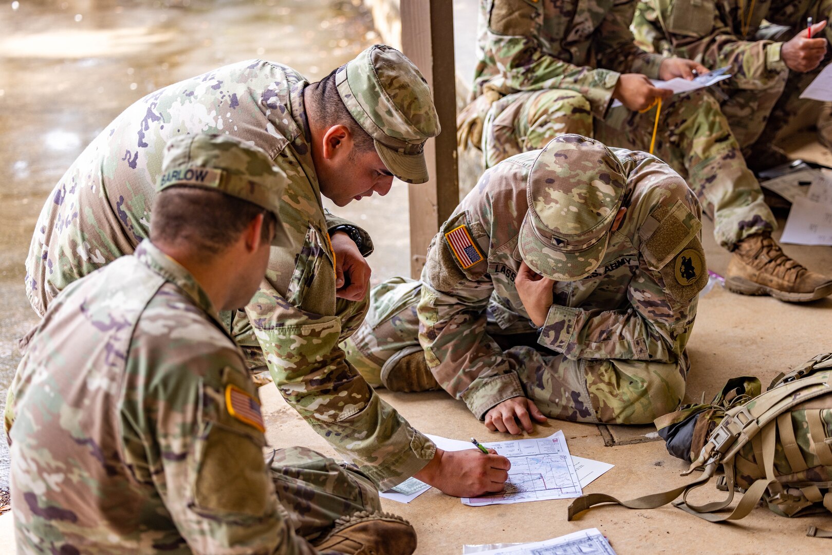 U.S. Army South Soldiers conduct land navigation training