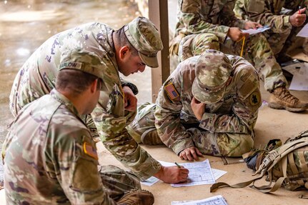 U.S. Army South Soldiers conduct land navigation training