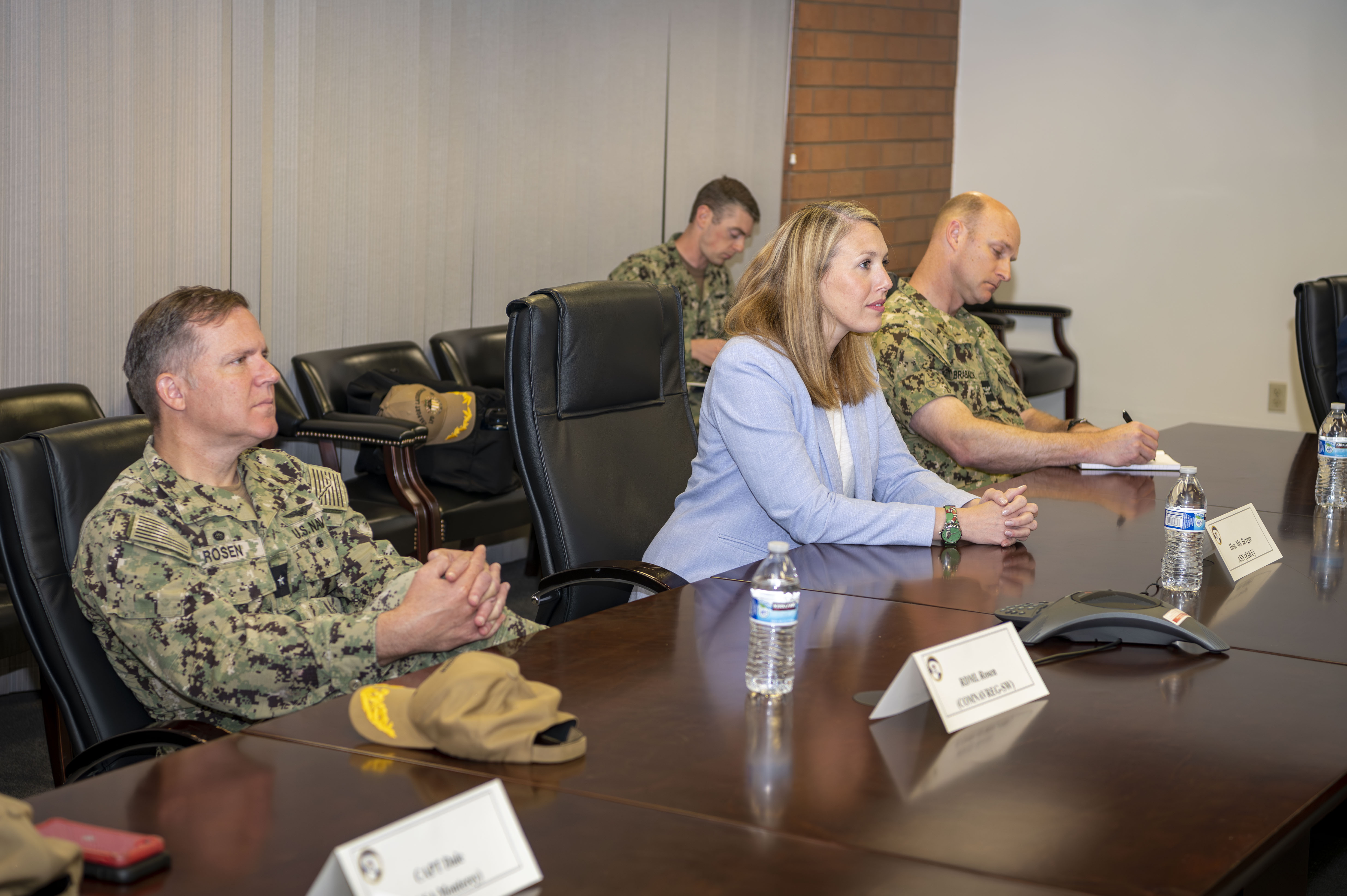Assistant Secretary of the Navy for Energy, Installations, & Environment and Chief Sustainability Officer Meredith Berger visited Fleet Numerical Meteorology and Oceanography Command (FNMOC) in Monterey, California, April 26, 2023.

Berger met with Sailors and Civilians, toured command facilities and received updates on the upgrades to FNMOC’s high performance computing center, the numerical modeling mission, and operational climatology support to the Fleet.