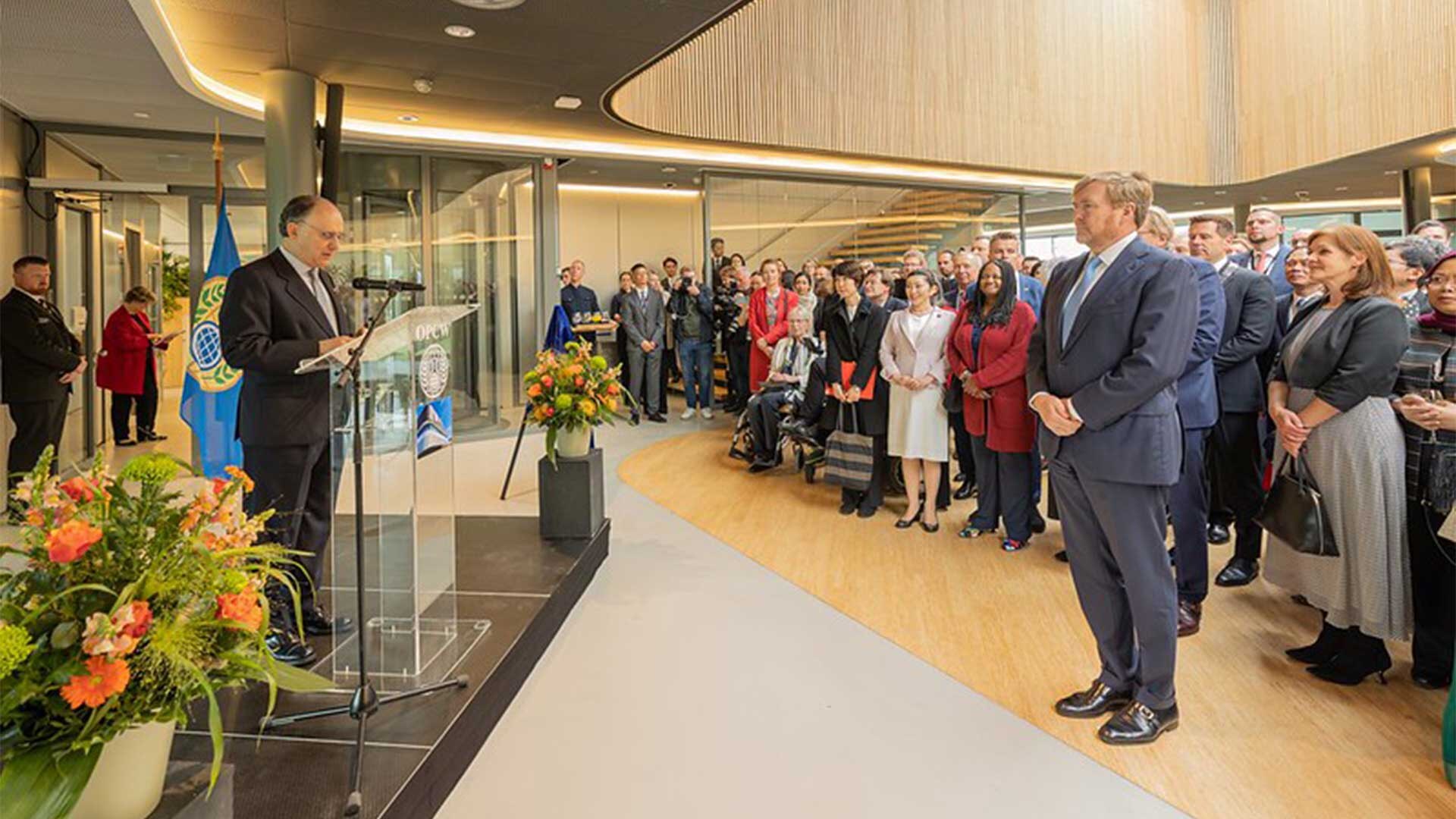 The Defense Threat Reduction Agency (DTRA) Director, Rebecca Hersman, recently attended the inauguration of the new Centre for Chemistry and Technology (ChemTech Centre) of the Organisation for the Prohibition of Chemical Weapons (OPCW) in The Hauge, Netherlands on May 12.