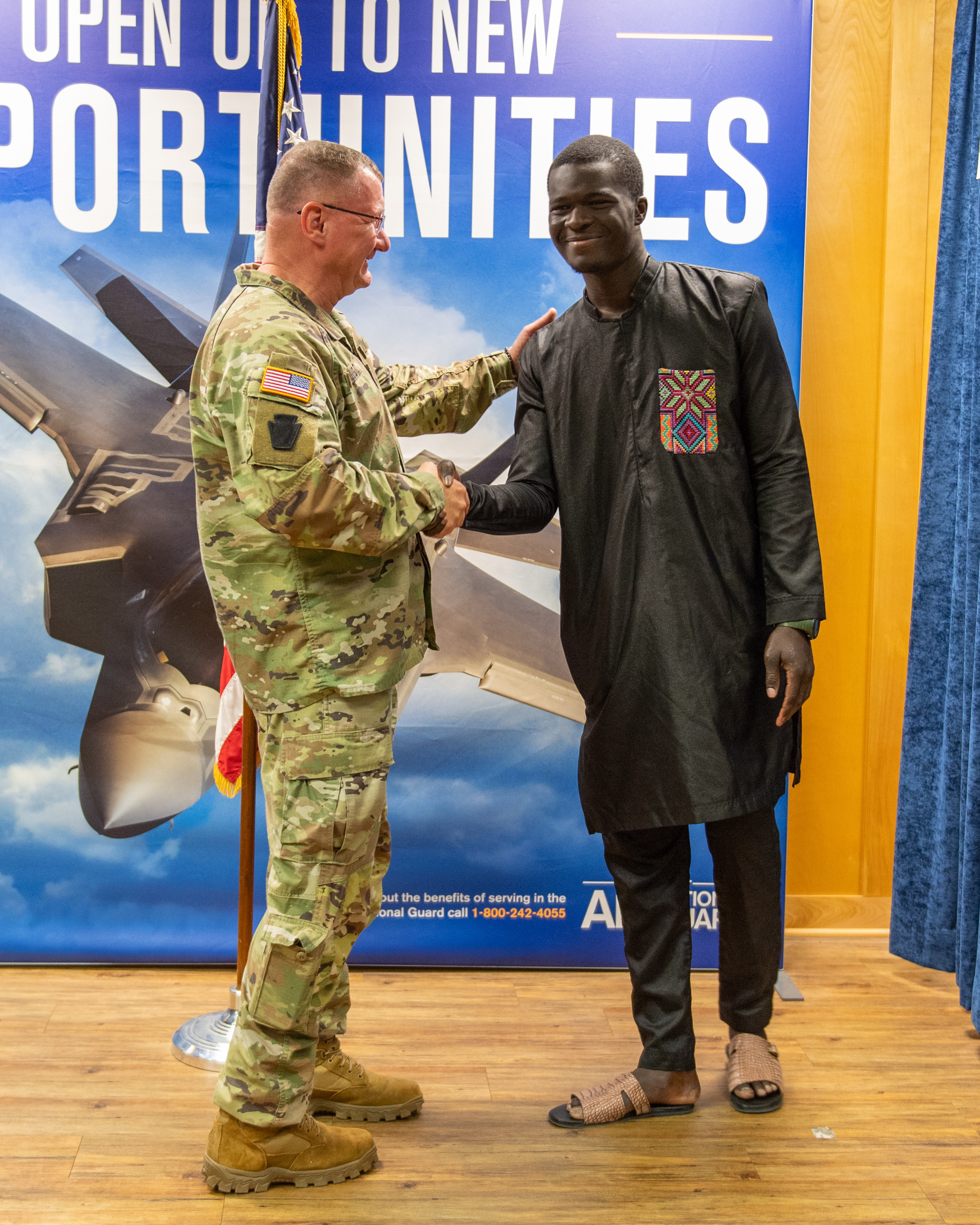 Vermont National Guard Welcomes Senegalese Recruit > Secretary of