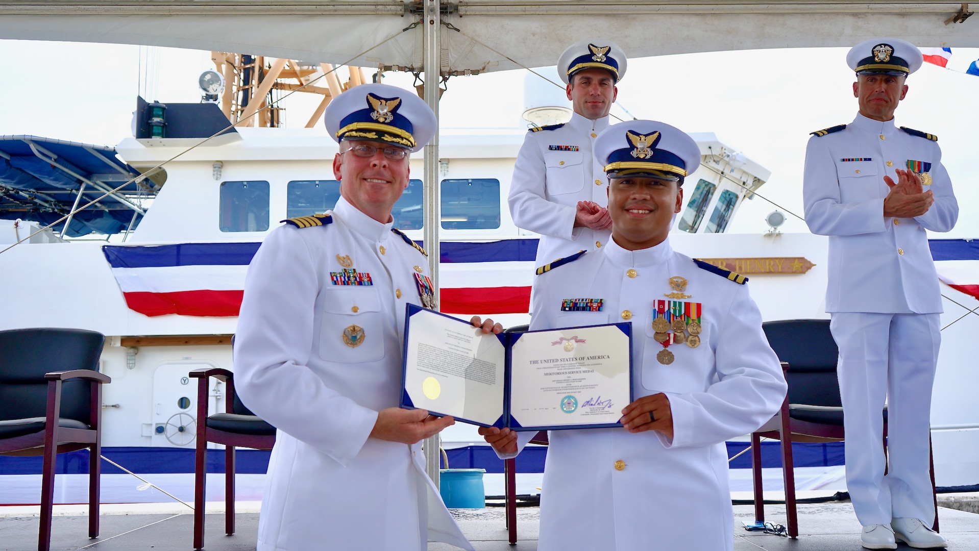 Meritorious Service Medal presentation