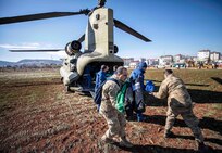 U.S. military forces assigned to U.S. European Command and under the operational control of U.S. Naval Forces Europe, are providing humanitarian assistance and disaster relief in support of U.S. Agency for International Development (USAID), the Bureau of Humanitarian Assistance (BHA), and the international community to the Turkish people during this tragedy.