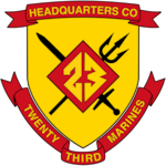 HQ Company - 23rd Marine Regiment Logo