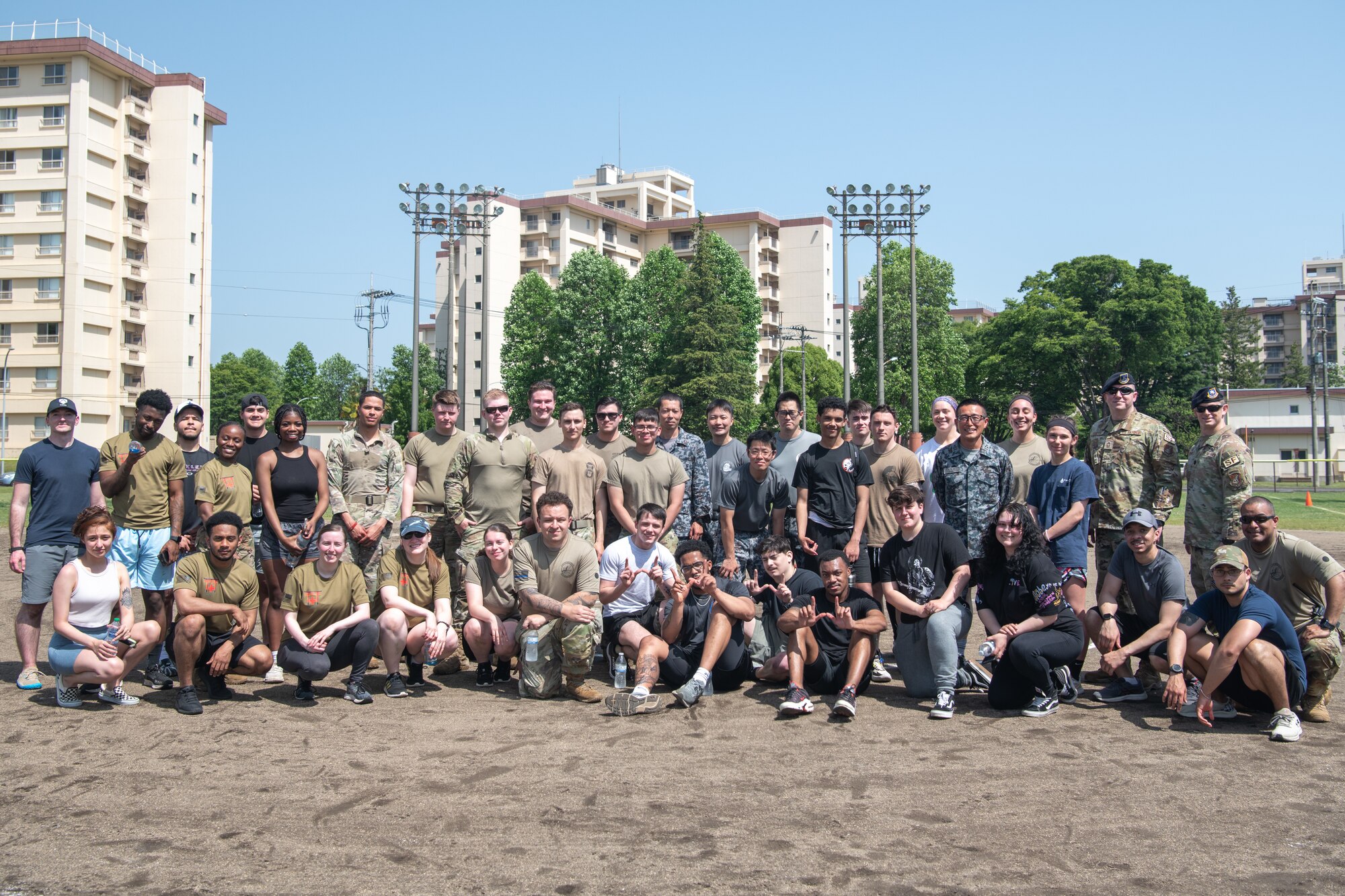 Group photo of Yokota Security Forces teams