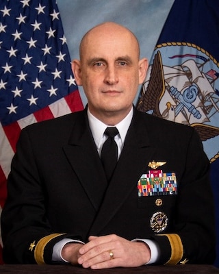 official biography photo of RDML Wesley R. McCall, CNRMA