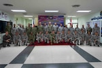 U.S. and Royal Thai Navy Sailors pose for a photo during the closing ceremony of Cooperation Afloat Readiness and Training (CARAT)/Marine Exercise (MAREX) Thailand 2023 at Royal Thai Fleet Headquarters, May 15. CARAT/MAREX Thailand is a bilateral exercise between the Kingdom of Thailand and United States to promote regional security cooperation, practice humanitarian assistance and disaster relief, and strengthen maritime understanding, partnerships and interoperability. Thailand has been part of the CARAT exercise series since 1995. In its 29th year, the CARAT series is comprised of multinational exercises, designed to enhance U.S. and partner forces’ abilities to operate together in response to traditional and non-traditional maritime security challenges in the Indo-Pacific region.