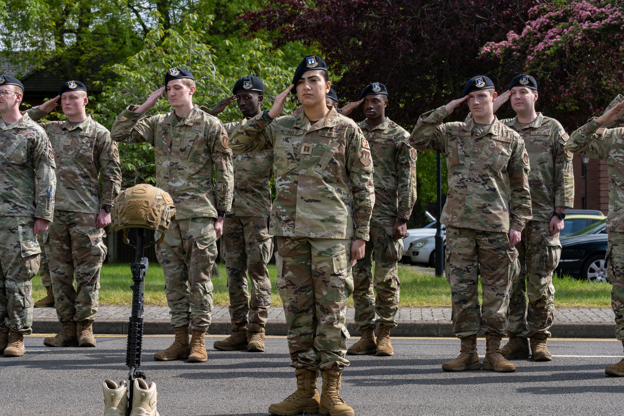 Team Mildenhall personnel gathered for various events and ceremonies during the week in honor of the Defenders who serve their country, defend the bases and protect the Airmen.