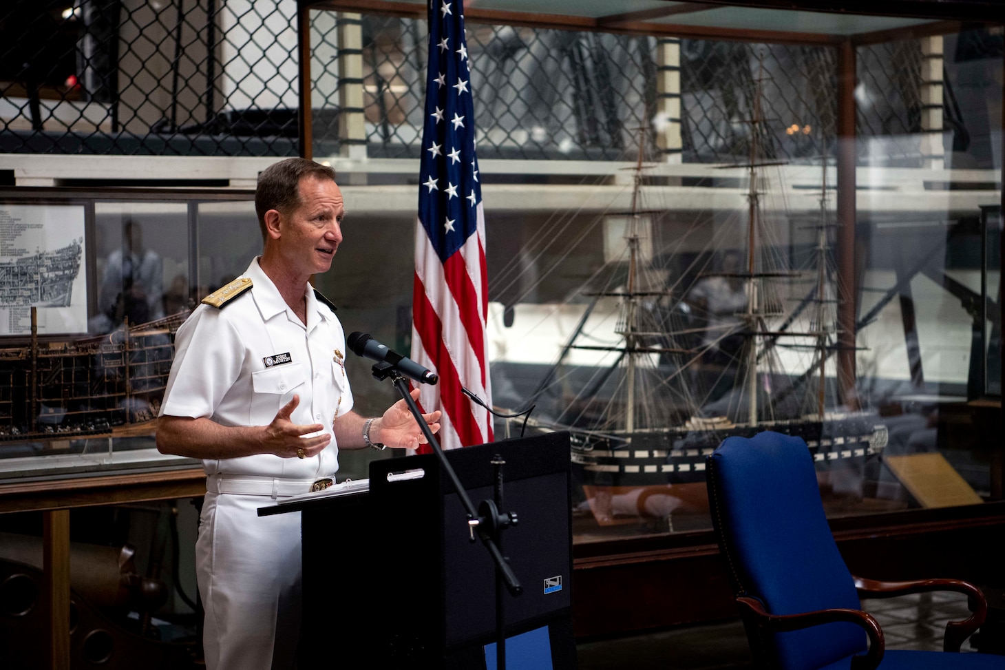WASHINGTON (May 19, 2023) -- Vice Adm. John Mustin, Chief of Navy Reserve and Commander, Navy Reserve Force announced the selection of CTR1(IW/EXW) Lewis McClintock, as the 2022 Navy Reserve Sailor of the Year. Petty Officer McClintock is from San Diego, Calif., currently assigned to NR C10F NIOCHI NIC (CNIFR). As a result of his selection, CTR1 McClintock will be recommended to the Chief of Naval Personnel for meritorious advancement to the rank of chief petty officer.

The other finalists were:

BM1(EXW) Scott Graham, MSRON 8 (NECC), from Seekonk, Mass.
RP1(SCW) Michael Pornovets, COMNAVSURFPAC (PACFLT), from Biloxi, Miss.
MA1 Jose Rivera,NR NSF AUTEC (NAVSEA), from West Palm Beach, Fla.
HM1(FMF) Daniel Vetan, MFR/MFS (4th MED BATTALION), from Oakland Park, Fla. 

The finalists were recognized 15-19 May 2023 during the Navy Reserve Sailor of the Year recognition week, hosted by FORCM Tracy Hunt. (U.S. Navy photo by Chief Mass Communication Specialist Elisandro T. Diaz)
