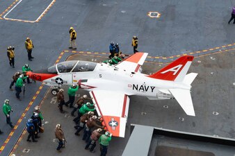 USS Theodore Roosevelt (CVN 71) carrier qualifications in the Pacific Ocean.