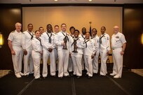 group photo of Sailor of the Year winners and candidates and CNAL