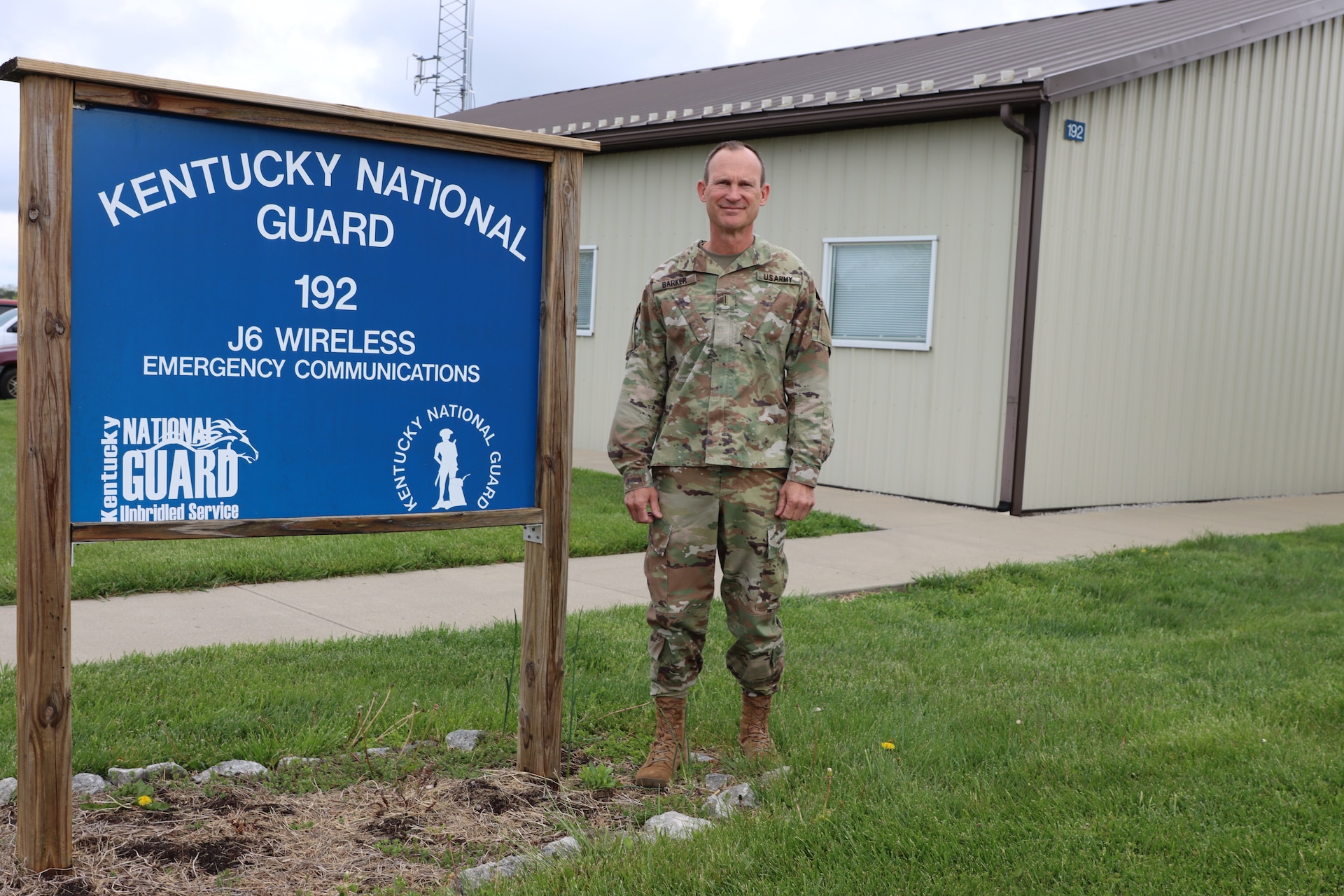 U.S. Army Chief Warrant Officer 5 David Barker, Joint Forces Headquarters, Kentucky National Guard, was recognized for his service during a retirement ceremony in Frankfort, Ky, April 27, 2023. Barker is retiring after 39 years of service. (U.S. Army National Guard photo by Lt. Col. Carla Raisler Kentucky National Guard)