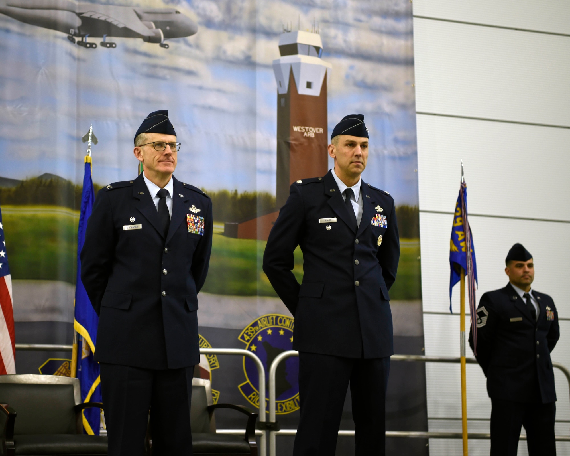 Baum Assumes Command of the 439th MSG