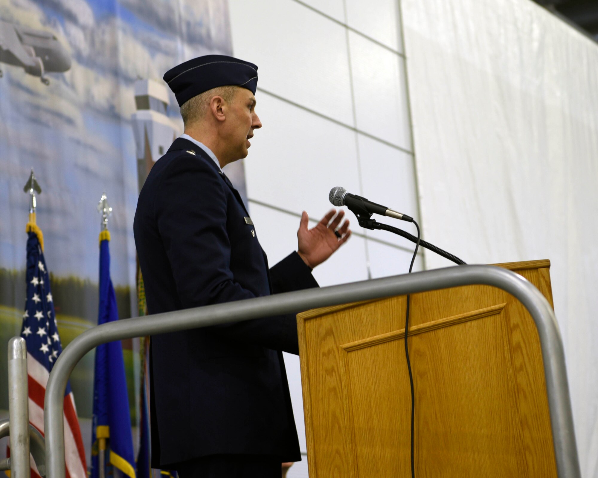Baum Assumes Command of the 439th MSG