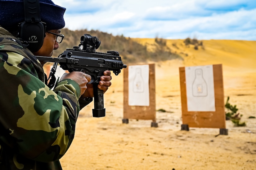 U.S. Army Reserve Criminal Investigation Division Special Agents participate in their annual training ‘Guardian Shield’ during May, 2023, at Joint Base McGuire-Dix-Lakehurst, N.J. CID is made up of professional, federal law enforcement officers who investigate felony crimes. CID Special Agents are commonly in suits and plain clothes as they conduct their investigations. Military Police officers are uniformed officers who may perform traffic duties on base, law and order policing, or detainee and detention operations abroad. Annual trainings like GS23 are essential to mission success not only for classroom and weapons qualifications, but also for agents to network and leverage experience from multiple law enforcement backgrounds.