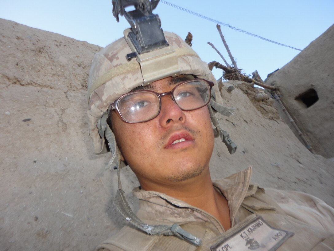 Ken Kajihiro in Helmand Province, Afghanistan, 2012.