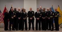 FALLS CHURCH, Va. (May 5, 2023) –Force Master Chief Michael J. Roberts, Director of the Hospital Corps recognizes Navy Medicine's 2022 Sailor of the Year candidates during a ceremony at Bureau of Medicine and Surgery headquarters, May 18, 2023. (U.S. Navy photo by Mass Communication Specialist 1st Class John Grandin/Released)