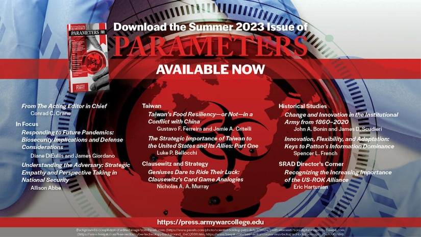 Parameters Summer 2023 Issue
US Army War College, Strategic Studies Institute, US Army War College Press