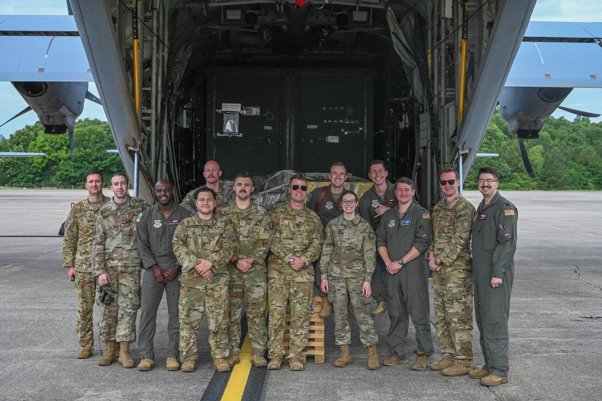 Airmen and aircraft from the 19th Airlift Wing participate in a rocket launch exercise