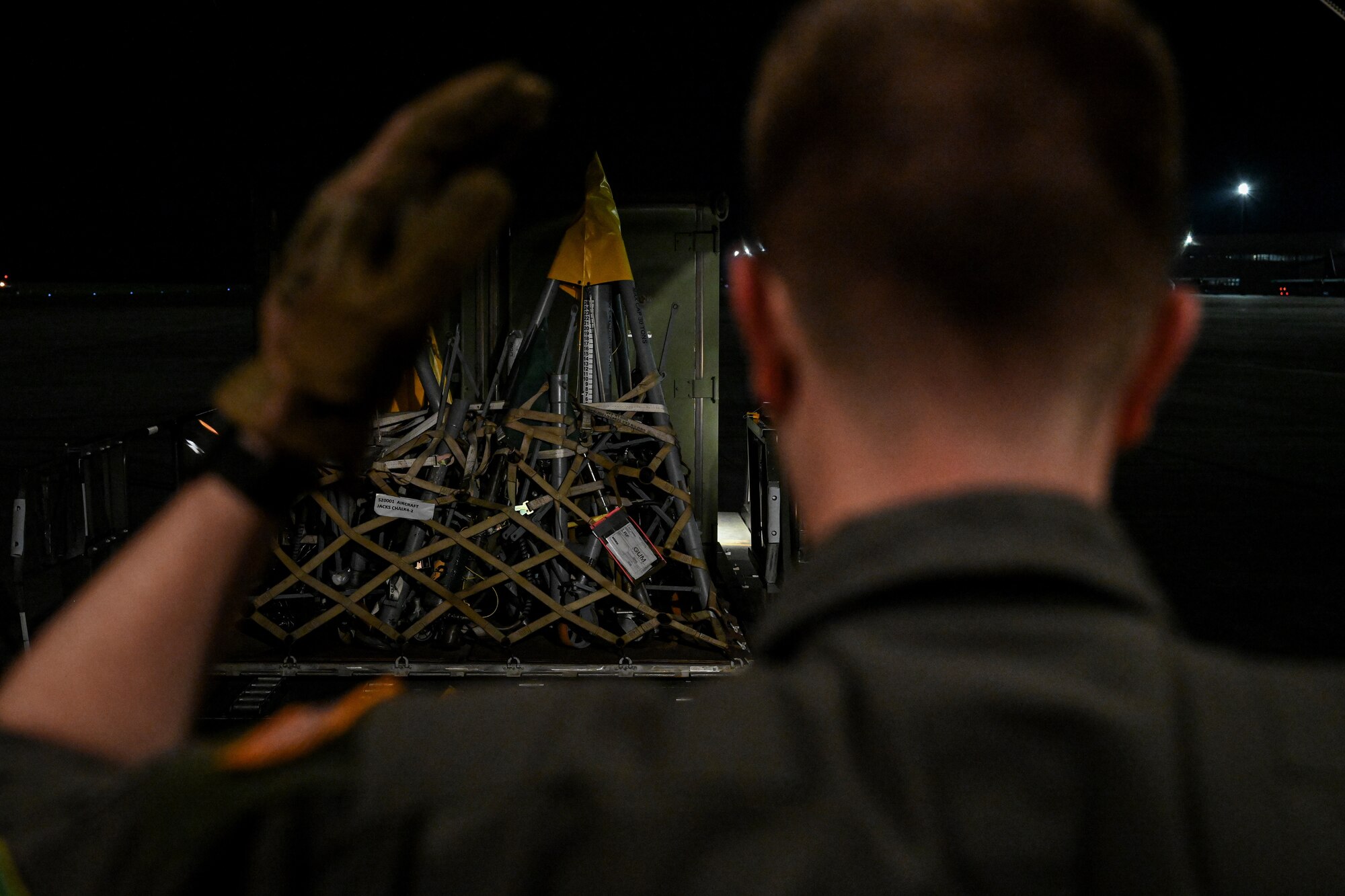 Airmen and aircraft from the 19th Airlift Wing participate in a rocket launch exercise