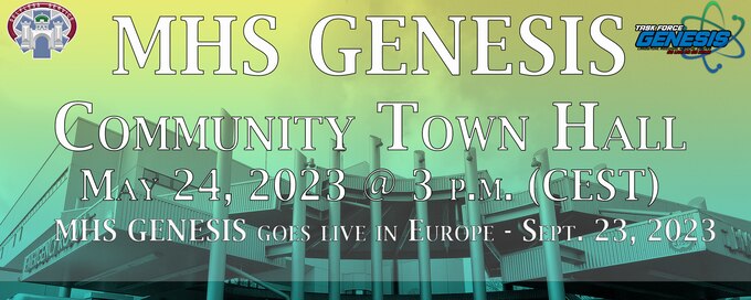 Join LRMC as we host a virtual MHS GENESIS Town Hall for our communities. MHS GENESIS is the DOD's new Electronic Health Record, providing 9.6 million beneficiaries and 205,000 medical providers with a single, integrated health record across the continuum of care. As Military Treatment Facilities “Go Live” with the new MHS GENESIS EHR, beneficiaries will also notice changes, namely the new MHS GENESIS Patient Portal replacing the TRICAREonline platform.