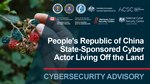 Cybersecurity Advisory: People's Republic of China State-Sponsored Cyber Actor Living Off the Land