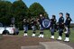 The band plays during the opening ceremony for Police Week at Joint Base McGuire-Dix-Lakehurst, N.J. May 15, 2023. The air show provided aircraft statistics, ground displays as well as a STEM exhibition. (U.S. Air Force photo by Senior Airman Faith Iris MacIlvaine)