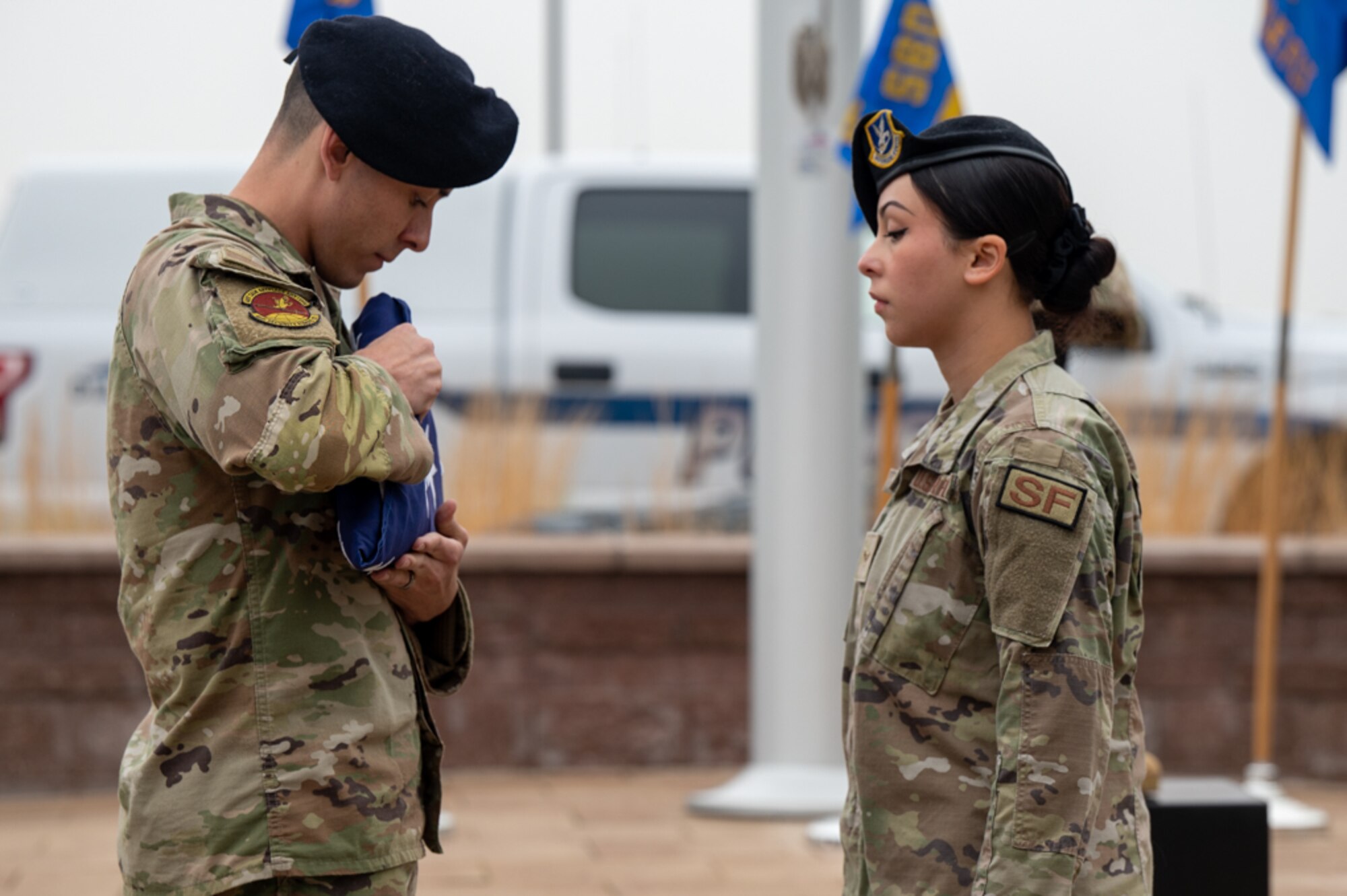 Airman participates in ceremony