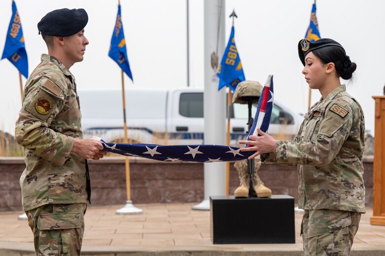 Airman participates in ceremony