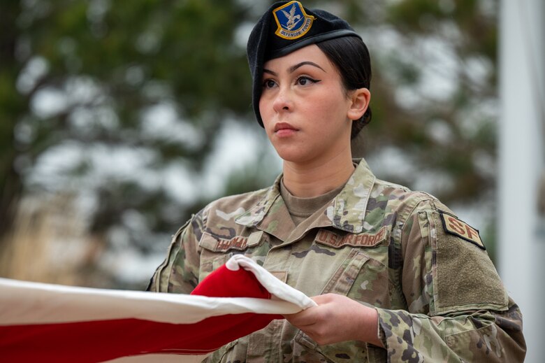 Airman participates in ceremony