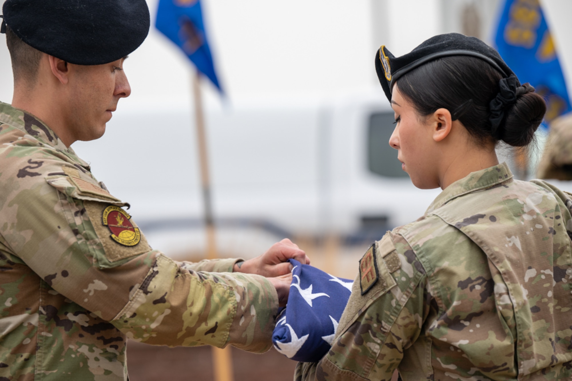 Airman participates in ceremony