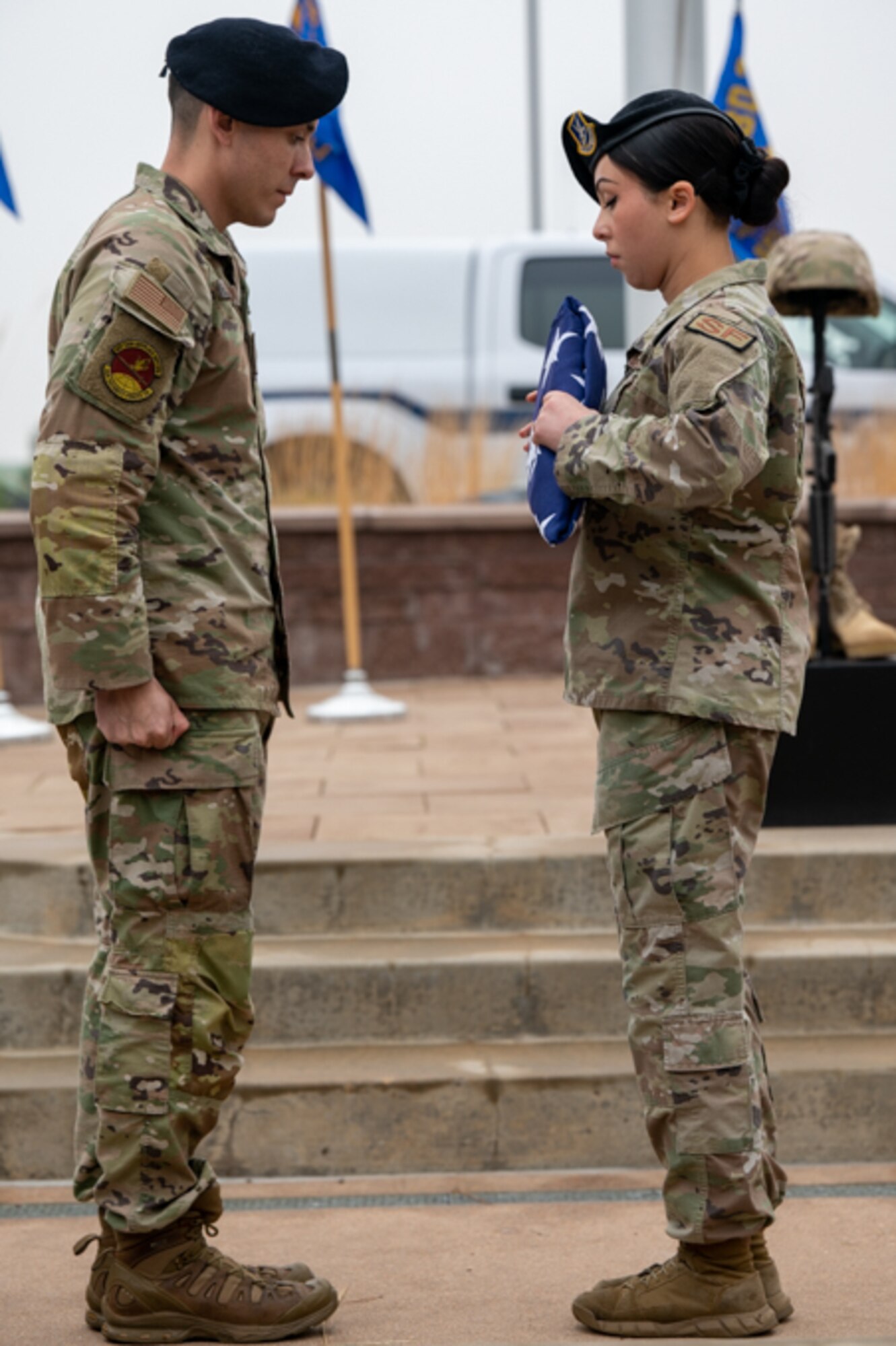 Airman participates in ceremony