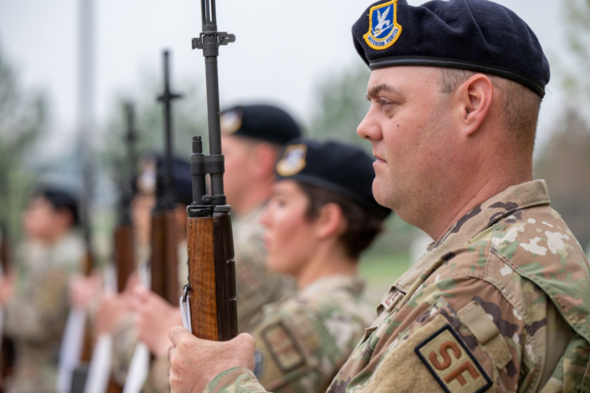 Airman participates in ceremony