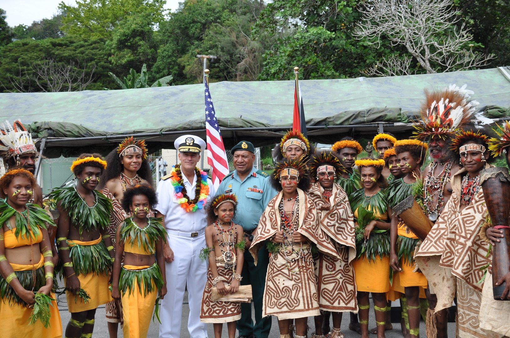 U.S. Indo-Pacific Command, delivers equipment to the Papua New Guinea Defence Force