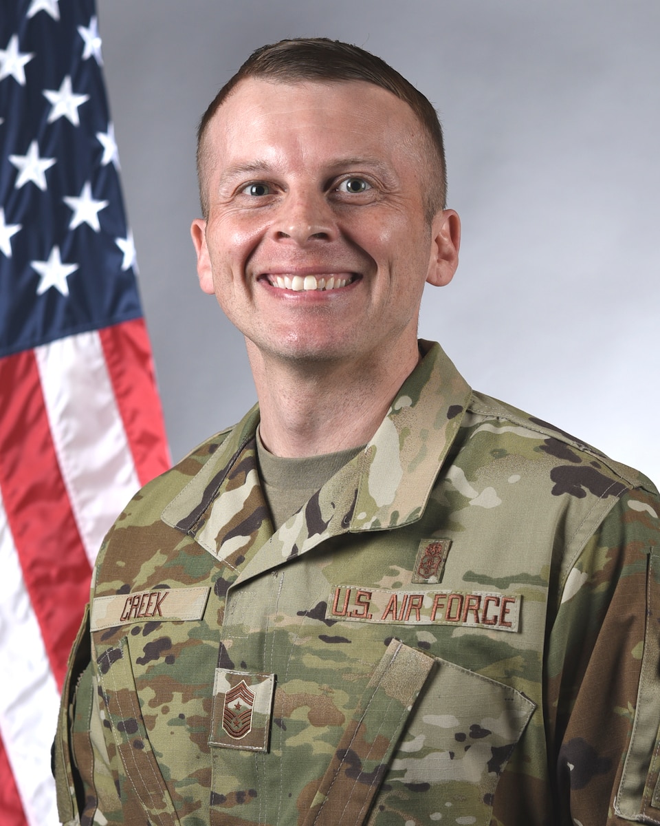 8th Fighter Wing Command Chief Master Sgt. Steven G. Creek