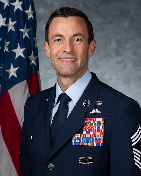 Official photo for Chief Master Sergeant Evan R. Serpa