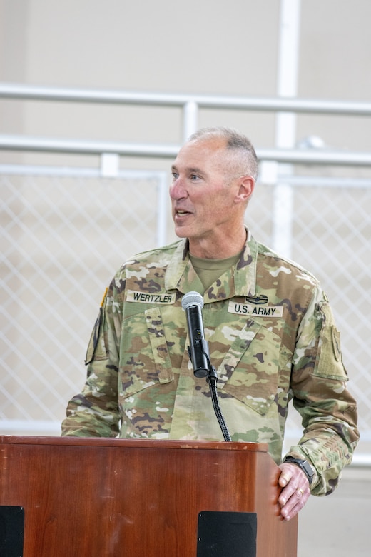 Brig. Gen. Brian F. Wertzler, deputy adjutant general for the Kentucky Army National Guard