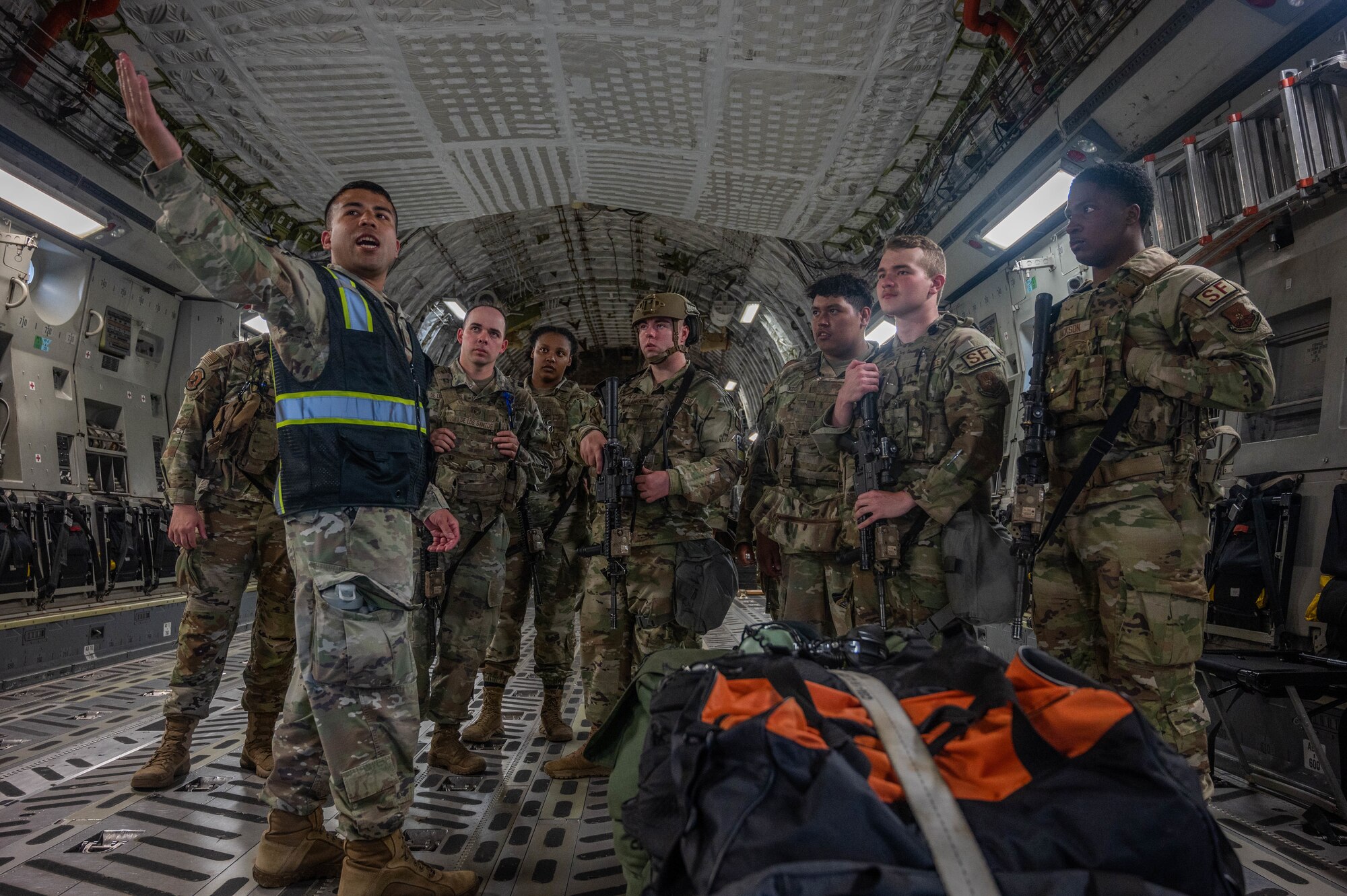5 SFS conducts C-17 anti-hijacking exercise