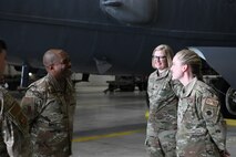 8th Air Force leadership visits Minot AFB