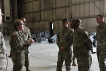 8th Air Force leadership visits Minot AFB