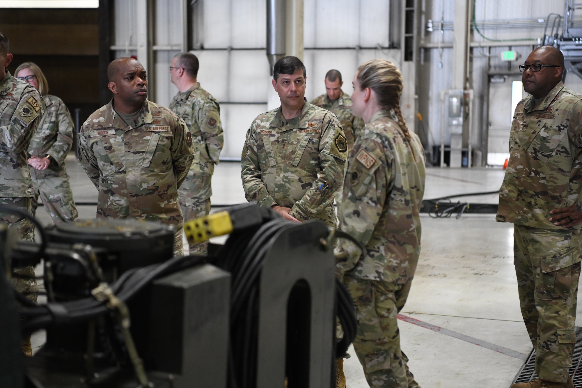 8th Air Force leadership visits Minot AFB