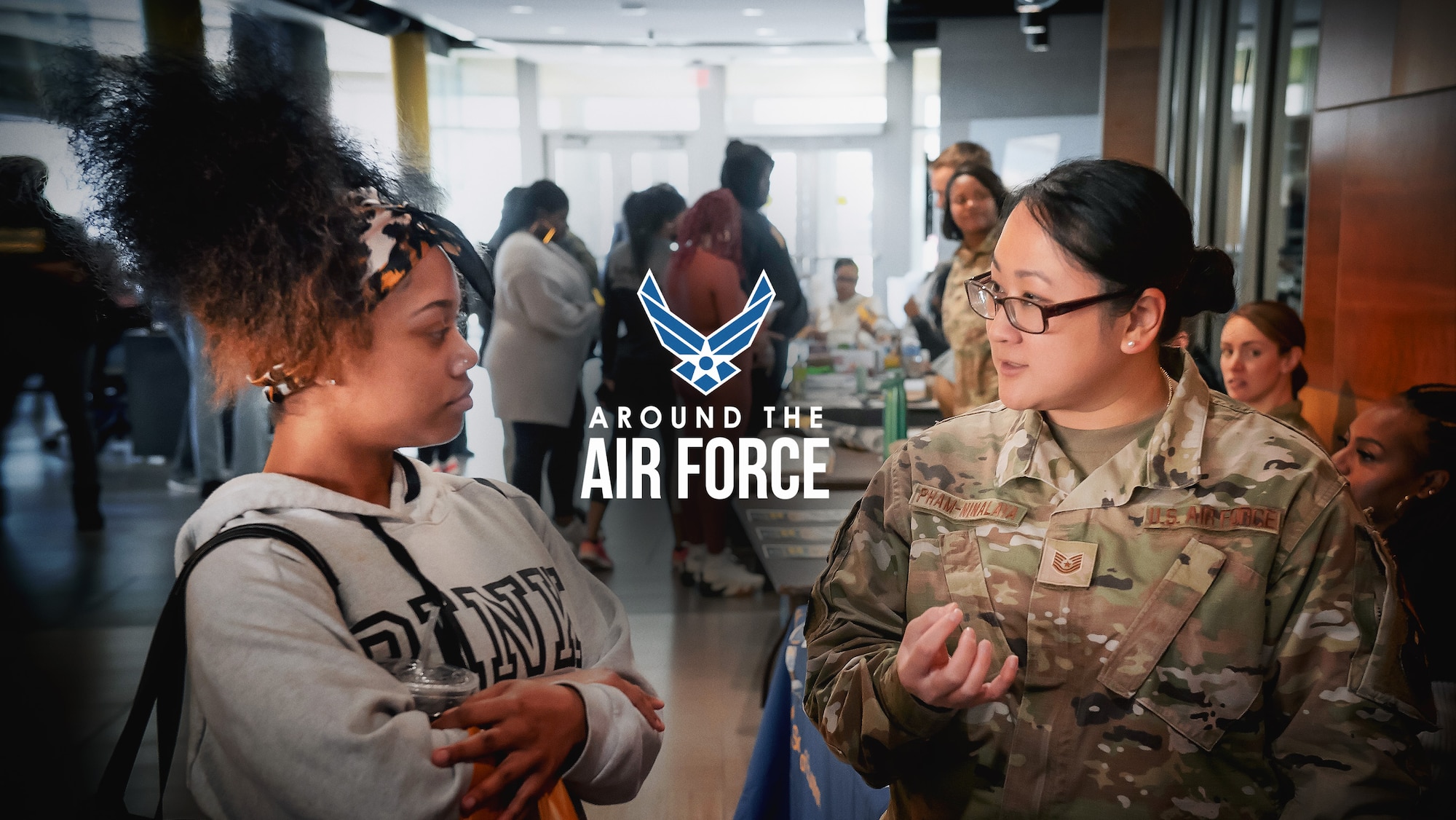 In this week’s look around the Air Force, high power microwave transmissions take down a swarm of drones in a simulated attack, the We Are All Recruiters program gets Airmen and Guardians into communities to talk about career opportunities, and a new accommodations portal simplifies procedures for civilians and servicemembers.