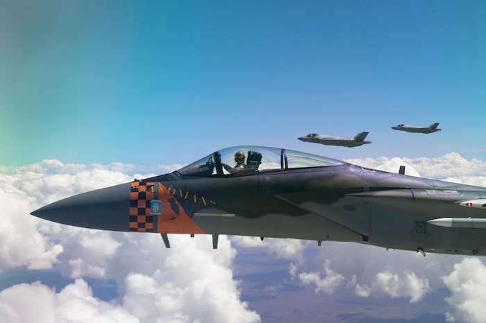 fighter jets in flight