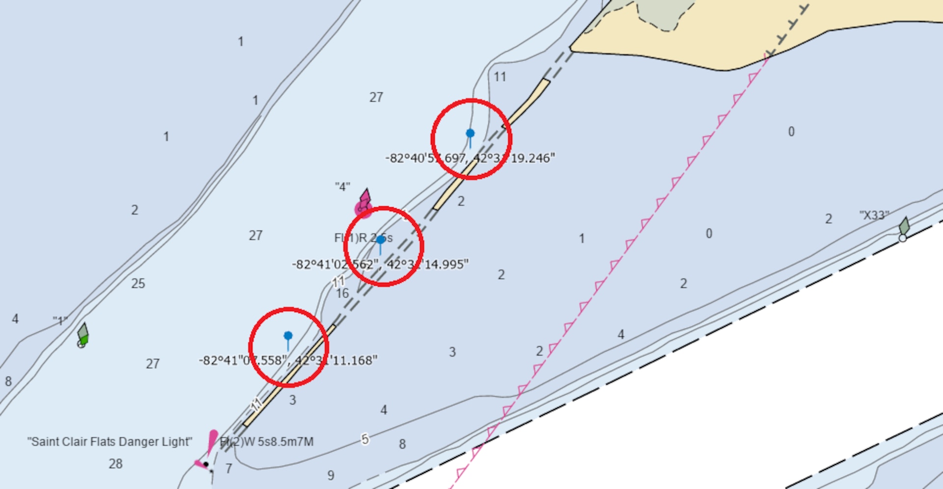 Firecracker Jetty chart location